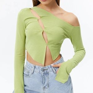 Cut Out Crop Top